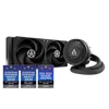 Kép 2/2 - ARCTIC Liquid Freezer III 240 (ACFRE00134A) vízhűtő, 2x120mm, AM4, AM5, LGA1851, LGA1700 fekete