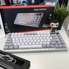 Kép 3/8 - ASUS ROG AZOTH Moonlight White (ROG NX Snow / PBT) - US vezeték nélküli/vezetékes billentyűzet (90MP031A-BKUA11)
