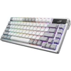 Kép 2/8 - ASUS ROG AZOTH Moonlight White (ROG NX Snow / PBT) - US vezeték nélküli/vezetékes billentyűzet (90MP031A-BKUA11)