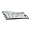 Kép 2/13 - Logitech G915 TKL (Tactile) switch Vezeték nélküli Gaming Billentyűzet DE - Fehér (920-009661)