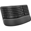 Kép 3/4 - Logitech Wave Keys ERGO Series vezeték nélküli billentyűzet Irodai RF + Bluetooth QWERTY DE (920-012283)