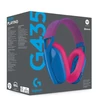 Kép 2/2 - Logitech G435 LIGHTSPEED Bluetooth/Wireless Gamer fejhallgató Kék És Málnaszín (981-001062)