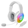 Kép 1/5 - Redragon Pandora 2 RGB Gaming mikrofonos Fejhallgató Fehér (H350W-RGB-1)