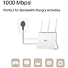 Kép 9/9 - TP-Link TL-PA7017P KIT AV1000 Gigabit Áramköri Jeltovábbító Készlet Konnektor Ajzattal (2-Pack)