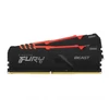 Kép 2/4 - Kingston FURY Beast RGB 32GB (2x16GB) DDR4 3600MHz KF436C18BBAK2/32 Memória