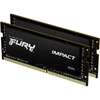 Kép 1/5 - Kingston FURY Impact 32GB (2x16GB) DDR4 3200MHz KF432S20IBK2/32 CL20 SODIMM laptop memória 