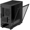 Kép 2/3 - Deepcool CH370 Black (R-CH370-BKNAM1-G-1) mATX, ablakos, fekete számítógépház 