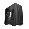 Kép 1/3 - Deepcool CH370 Black (R-CH370-BKNAM1-G-1) mATX, ablakos, fekete számítógépház 