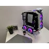 Kép 4/7 - Kediers C570 Premium Gaming ARGB Tempered Glass Fehér 