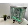 Kép 3/7 - Kediers C590 RGB 9x Fans Tempered Glass Fehér Számítógépház