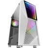 Kép 1/7 - Mars Gaming MC777 Mid tower Tempered Glass ARGB fehér Számítógépház