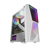 Kép 2/7 - Mars Gaming MC777 Mid tower Tempered Glass ARGB fehér Számítógépház
