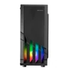 Kép 2/6 - MarsGaming Gaming MC-X2 RGB Fekete Számítógépház
