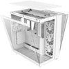 Kép 2/6 - NZXT H9 Flow Matt White Tempered Glass (CM-H91FW-01) Fehér számítógépház