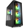 Kép 1/6 - Sharkoon TK4 RGB (4044951030187) fekete számítógépház 