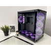 Kép 4/6 - Xigmatek Aquarius Plus 7x RGB Fans Tempered Glass Fekete Számítógépház 