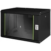 Kép 1/16 - ASSMANN DIGITUS DN-19 07-U-SW Fali Rack szekrény 19" 7U Fekete 