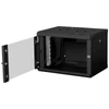 Kép 2/16 - ASSMANN DIGITUS DN-19 07-U-SW Fali Rack szekrény 19" 7U Fekete 