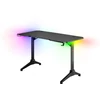 Kép 1/6 - Gamer asztal, Rapture, rgb, Fekete