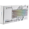 Kép 3/3 - Newskill Pyros Wireless Gaming RGB Bluetooth/USB-C 60% Red Switch Billentyűzet Fehér
