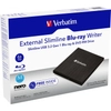 Kép 1/4 - Verbatim külső Blu-Ray író fekete USB 3.0 (43890) - Optikai meghajtó (43890)