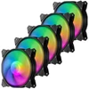 Kép 2/2 - upHere PF1206-5 RGB LED  5db-os számítógép ventillátor vezérlővel 
