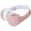Kép 2/4 - PowerLocus Bluetooth Vezeték nélküli Fejhallgató  - összecsukható,  beépített mikrofonnal, Micro SD/TF, FM iPhone/Samsung/iPad/PC, Rózsaszín 