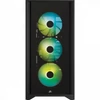 Kép 2/3 - Corsair iCUE 4000X RGB Tempered Glass fekete (CC-9011204-WW)