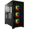 Kép 1/3 - Corsair iCUE 4000X RGB Tempered Glass fekete (CC-9011204-WW)