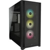 Kép 1/2 - Corsair iCUE 5000X RGB TG (CC-9011212-WW) Edzett Üveg Mid-Tower Smart Gépház, Fekete