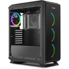 Kép 3/6 - Nox Hummer TGF MESH RGB (NXHUMMERTGF) Fekete, edzet üveges számítógépház 
