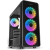 Kép 1/10 - NOX Hummer TGM RGB Tempered Glass Midi-Tower (ATX, Micro-ATX, Mini-ITX) - Fekete