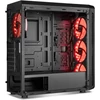 Kép 3/6 - NOX Hummer TGM ARGB Edzett üveges Fekete Számítógépház (Micro ATX-ITX)