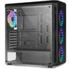Kép 2/10 - NOX Hummer TGM RGB Tempered Glass Midi-Tower (ATX, Micro-ATX, Mini-ITX) - Fekete