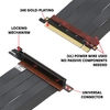 Kép 3/3 -  LINKUP - Ultra PCIe 4.0 X16 riser kábel - pajzs bevonat függőleges felfogatás PCI Express Gen4, Univerzális 90 fokos {15cm} 3.0 Gen3 kompatibilis 