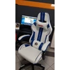 Kép 4/8 - NASA Atlantis Gamer forgószék kék fehér