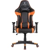 Kép 1/8 - Oversteel - ULTIMET Professional Fekete Narancssárga Gamer Forgószék 