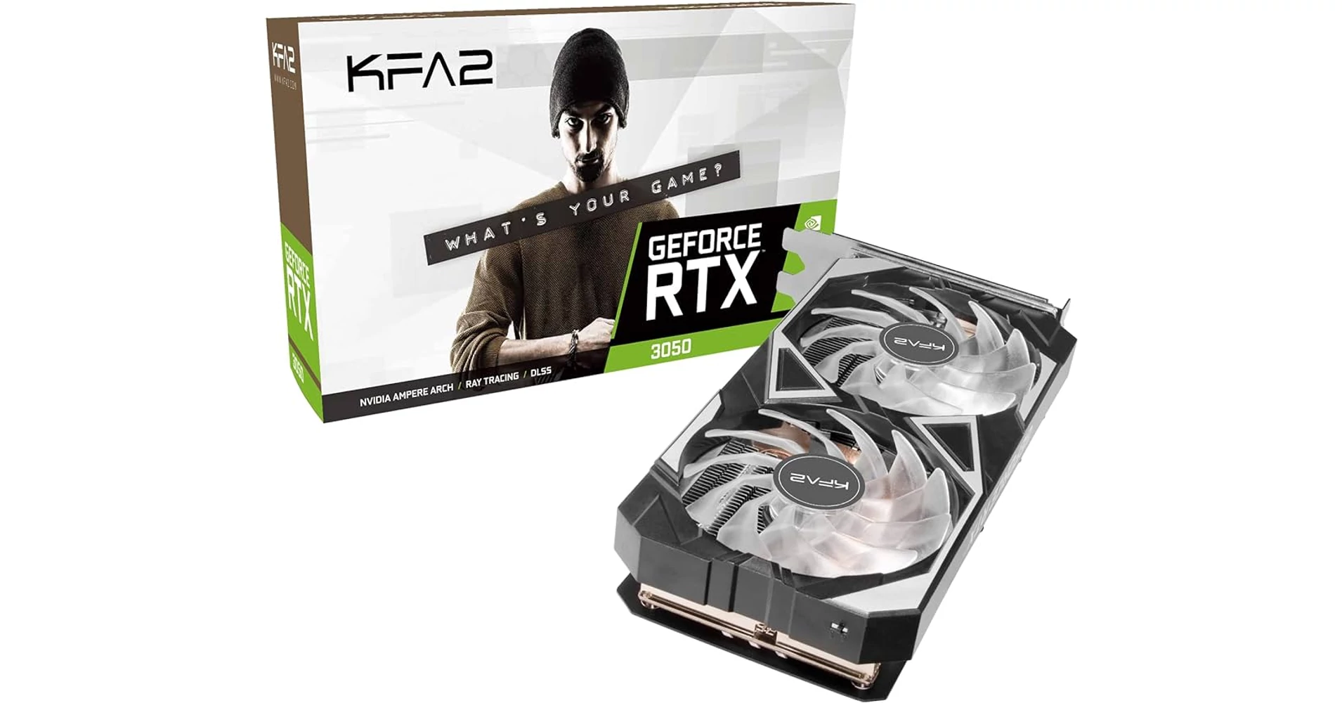 KFA2 GeForce RTX 3050 8GB GDDR6 128bit (35NSL8MD6YEK) Videokártya ...