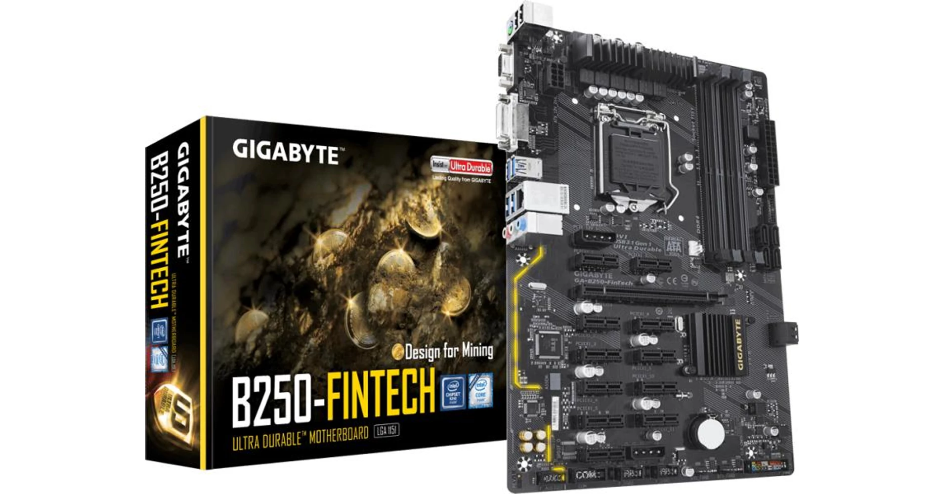 GIGABYTE GA-B250-FinTech ATX Alaplap - Gigabyte - EZComp ...