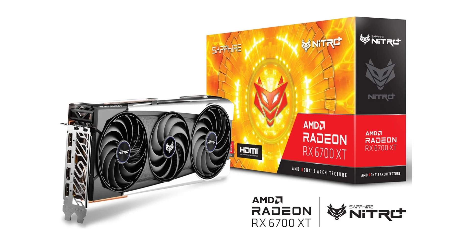 SAPPHIRE Radeon NITRO+ RX 6700XT OC 12GB GDDR6 (11306-01-20G ...
