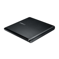 LiteOn ES1 Külső USB Slim DVD író - Fekete (ES1)