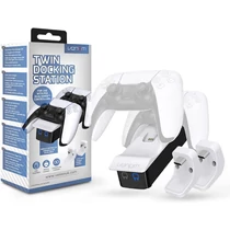Venom Twin Docking Station for PS5 white (VS5001) - PS5 fehér dupla töltőállomás
