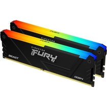 Kingston FURY Beast RGB 16GB (2x8GB) DDR4 3600MHz Memória (KF436C17BB2AK2/16)