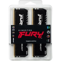 Kingston FURY Beast RGB 32GB (2x16GB) DDR4 3600MHz KF436C18BBAK2/32 Memória