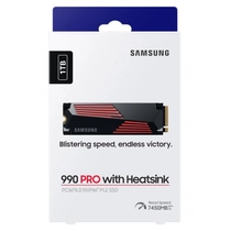 Samsung 990 PRO 1TB Heatsink M.2 Nvme SSD meghajtó hűtőbordával (MZ-V9P1T0GW) 