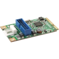 InLine 66900 Mini-PCIe kártya 2x USB 3.0 Adapter