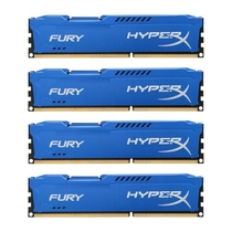 Kingston HyperX FURY 16GB DDR3 1600MHz (4x4GB) Memória 