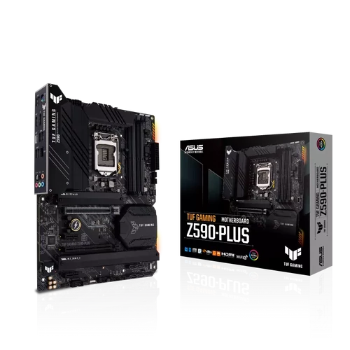 ASUS TUF GAMING Z590-PLUS Intel Z590 LGA1200 ATX alaplap (90MB16B0-M0EAY0)