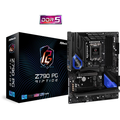 Asrock Z790 PG Riptide Intel Z790 LGA 1700 ATX (90-MXBJX0-A0UAYZ) Alaplap