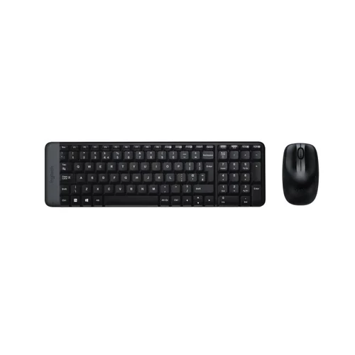Logitech Wireless Combo MK220 vezeték nélküli UK kiosztású billentyűzet + optikai egér (920-007895)